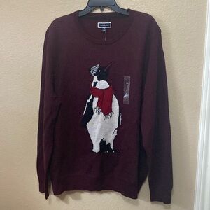 Men’s Club Room Sweatshirt Merino Wool Blend B1 Size XL, XXL Christmas